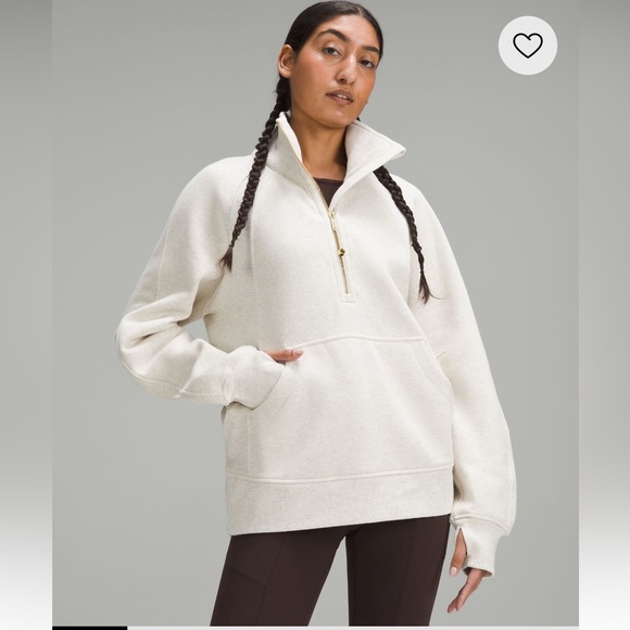 lululemon oversized half zip scuba long - Picture 1 of 3